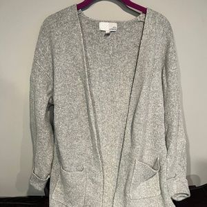 Long Grey Cardigan